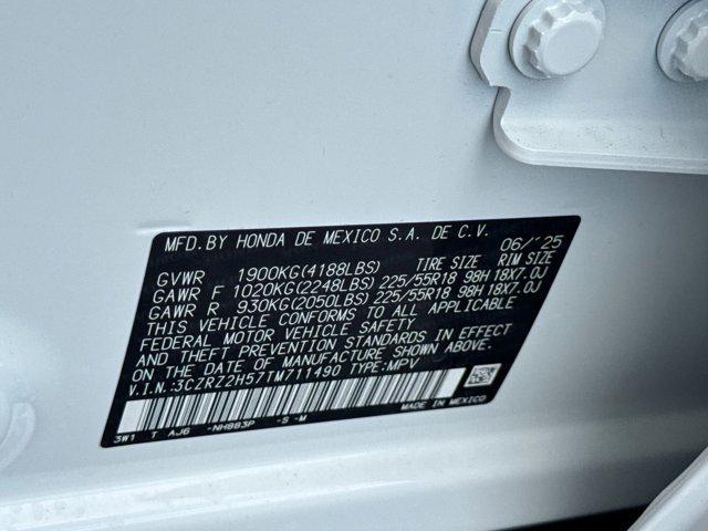 Photo of 2026 Platinum White Pearl Honda HR-V