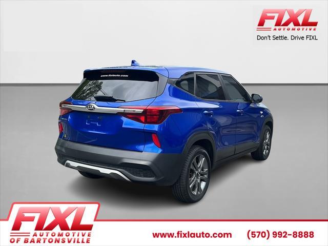 Photo of 2021 Neptune Blue Kia Seltos