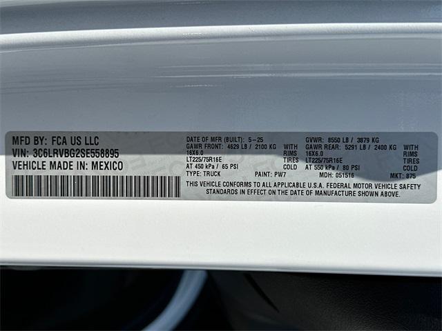 Photo of 2025 Bright White Clearcoat RAM ProMaster 1500