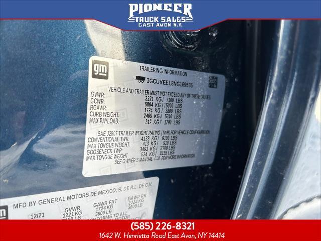 Photo of 2022 Northsky Blue Metallic Chevrolet Silverado 1500