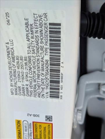 Photo of 2025 Platinum White Pearl Honda Accord Hybrid