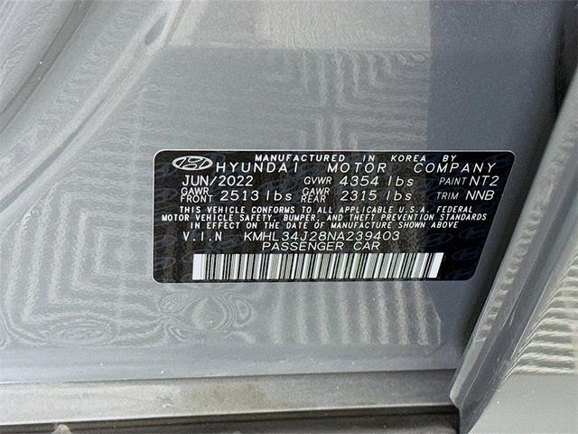 Photo of 2022 Gray Hyundai SONATA