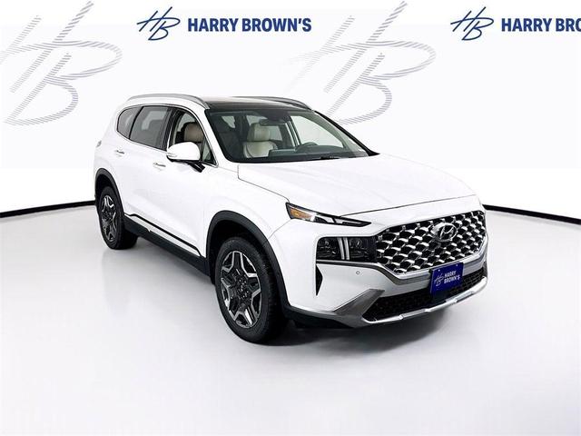 Photo of 2021 White Hyundai SANTA FE