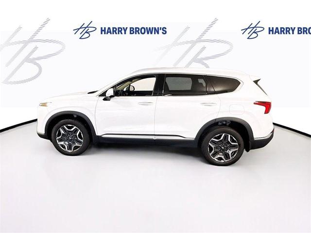 Photo of 2021 White Hyundai SANTA FE