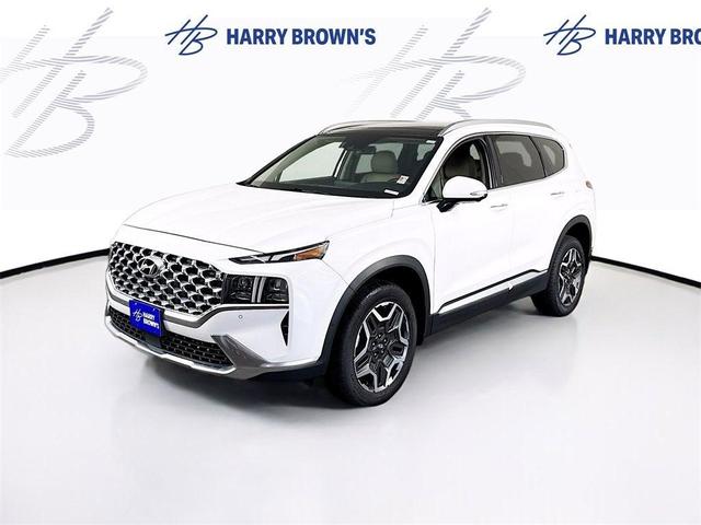 Photo of 2021 White Hyundai SANTA FE