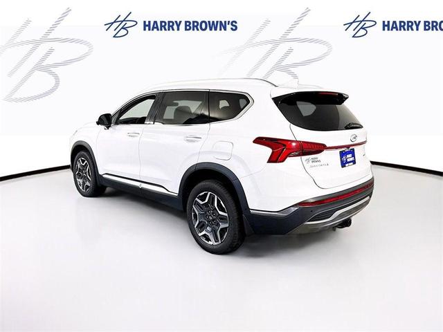 Photo of 2021 White Hyundai SANTA FE