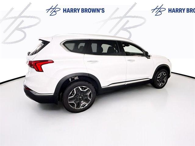 Photo of 2021 White Hyundai SANTA FE