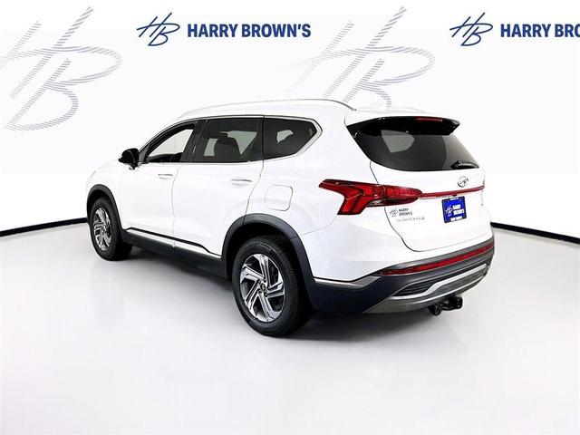 Photo of 2021 White Hyundai SANTA FE