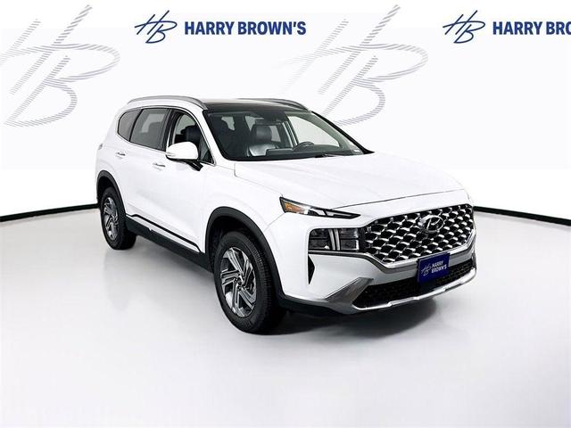 Photo of 2021 White Hyundai SANTA FE