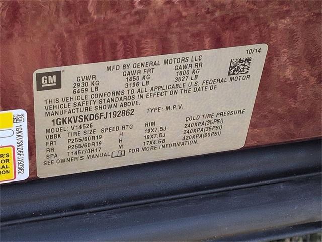 Photo of 2015 Crimson Red GMC Acadia
