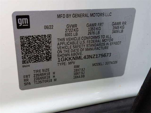 Photo of 2022 Summit White GMC Acadia