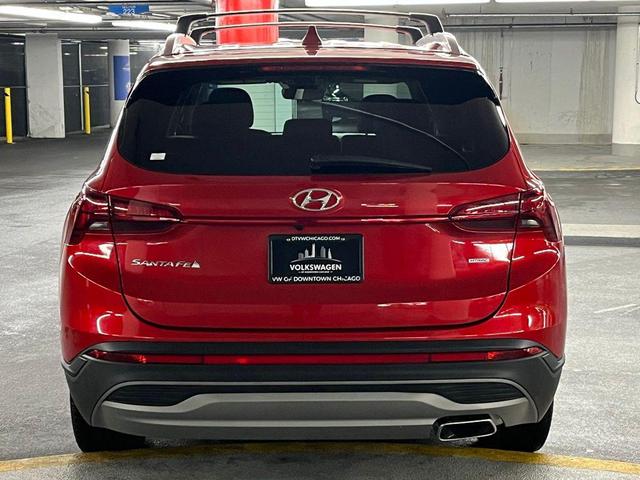 Photo of 2023 Calypso Red Hyundai SANTA FE