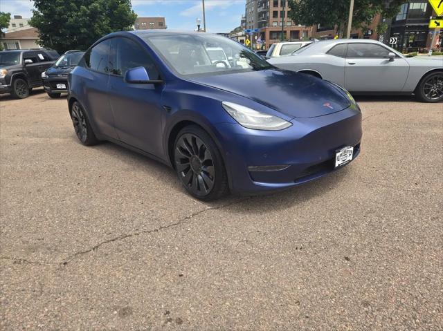 Photo of 2020 Deep Blue Metallic Tesla Model Y