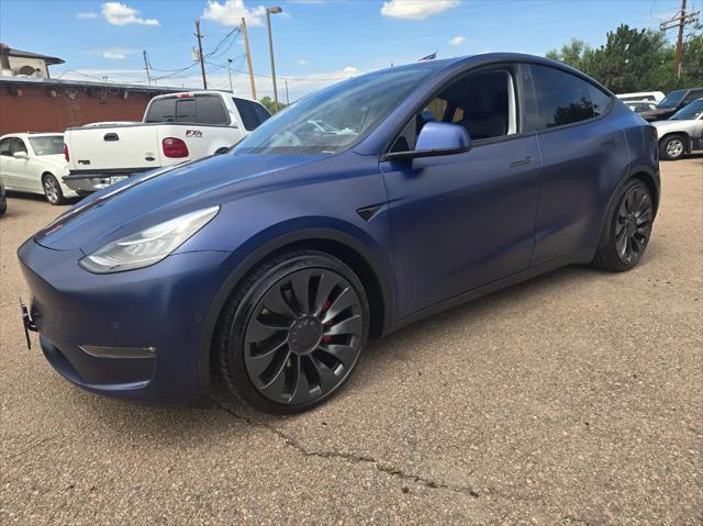 Photo of 2020 Deep Blue Metallic Tesla Model Y