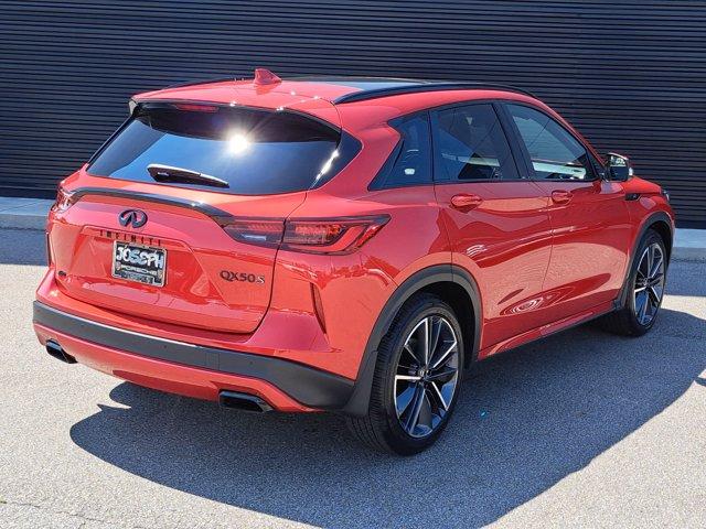 Photo of 2024 Dynamic Sunstone Red INFINITI QX50