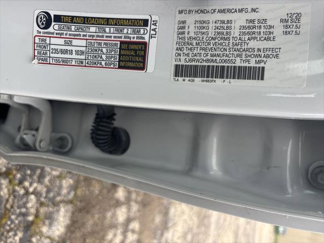 Photo of 2021 Platinum White Pearl Honda CR-V