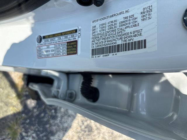 Photo of 2021 Platinum White Pearl Honda CR-V