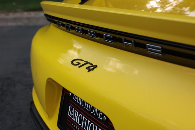 Photo of 2022 Racing Yellow Porsche 718 Cayman