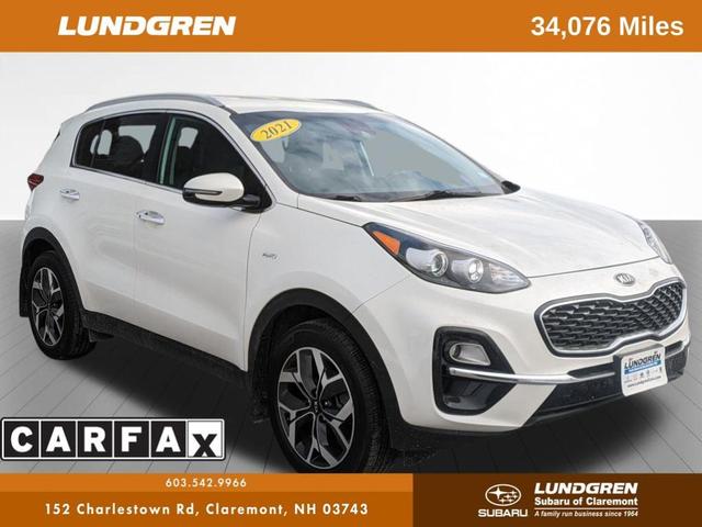 Photo of 2021 Snow White Pearl Kia Sportage