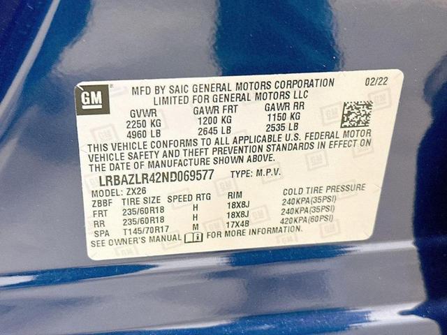 Photo of 2022 Blue Buick Envision