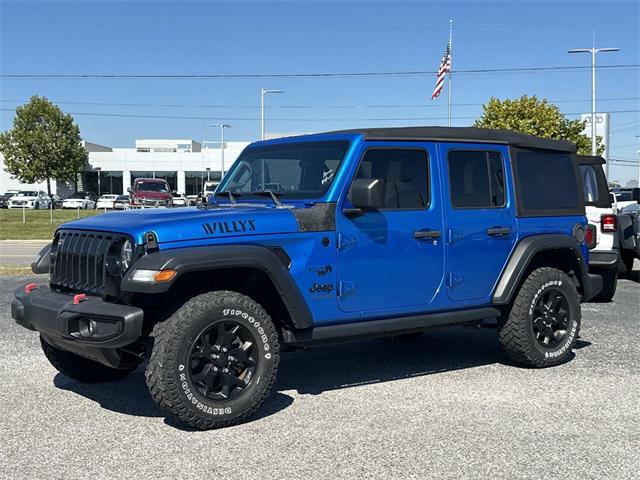 Photo of 2021 Hydro Blue Pearlcoat Jeep Wrangler