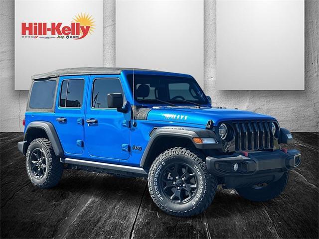 Photo of 2021 Hydro Blue Pearlcoat Jeep Wrangler