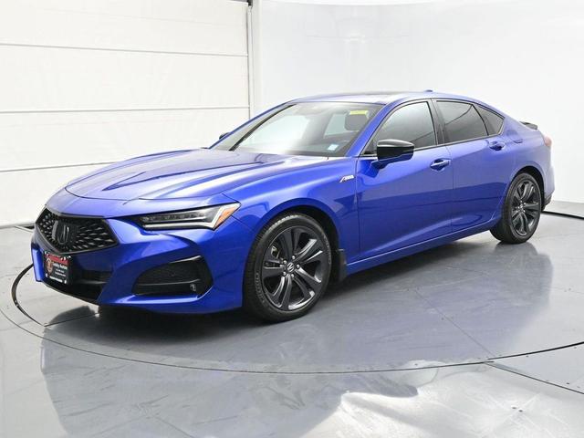 Photo of 2021 Apex Blue Pearl Acura TLX