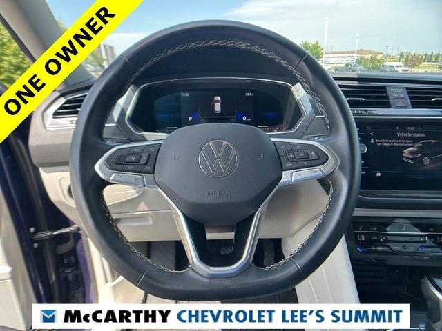 Photo of 2022 Atlantic Blue Volkswagen Tiguan