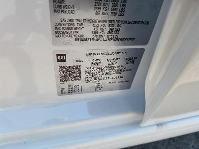 Photo of 2026 Summit White Chevrolet Silverado 1500