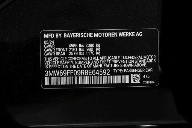 Photo of 2024 Black Sapphire Metallic BMW 330