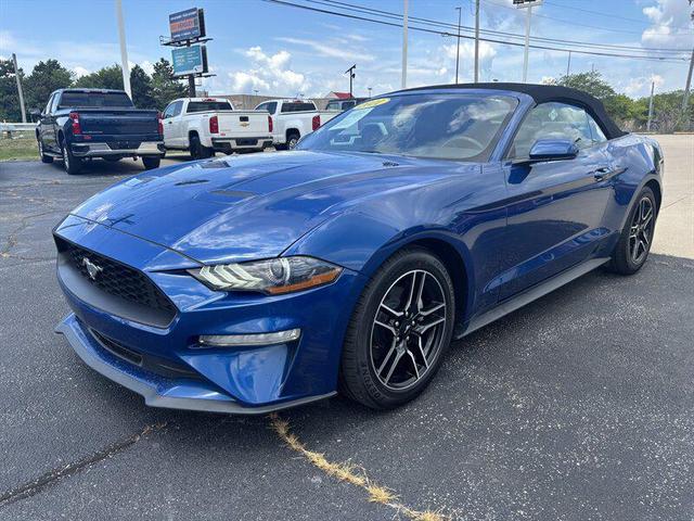 Photo of 2022 Atlas Blue Ford Mustang