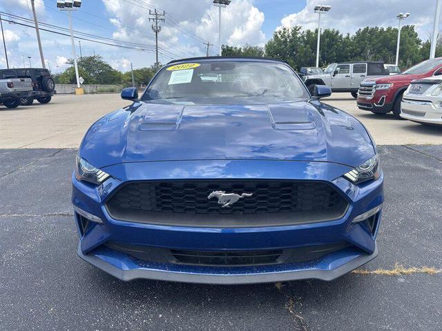 Photo of 2022 Atlas Blue Ford Mustang