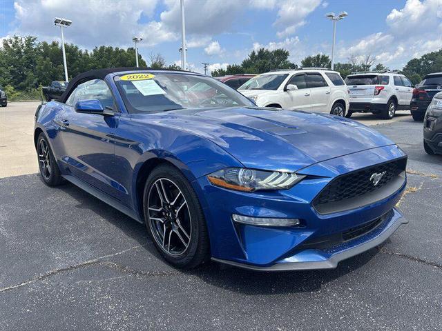 Photo of 2022 Atlas Blue Ford Mustang