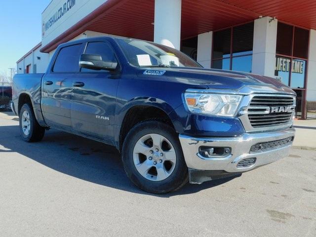 Photo of 2021 Patriot Blue Pearlcoat RAM 1500
