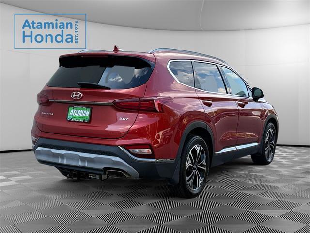 Photo of 2019 Lava Orange Hyundai SANTA FE