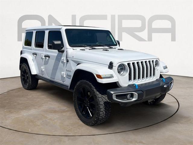 Photo of 2022 Bright White Clearcoat Jeep Wrangler Unlimited 4xe
