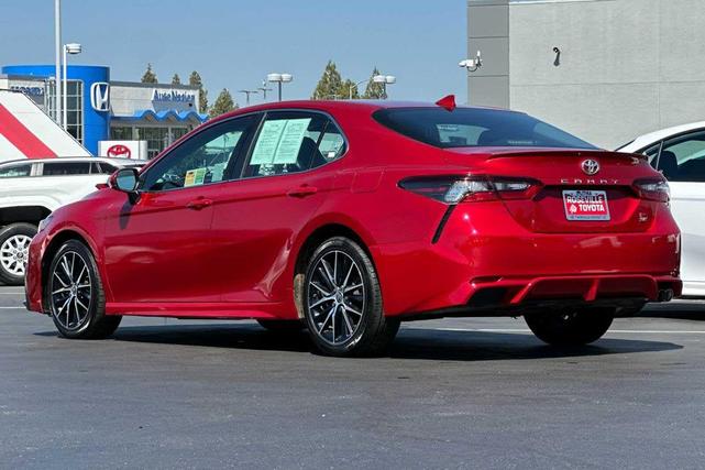 Photo of 2021 Supersonic Red Toyota Camry