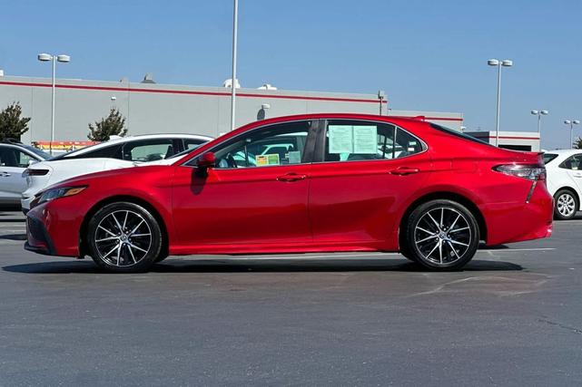 Photo of 2021 Supersonic Red Toyota Camry