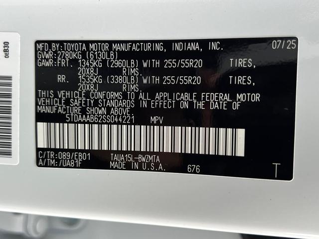 Photo of 2025 Wind Chill Pearl Lexus TX 350