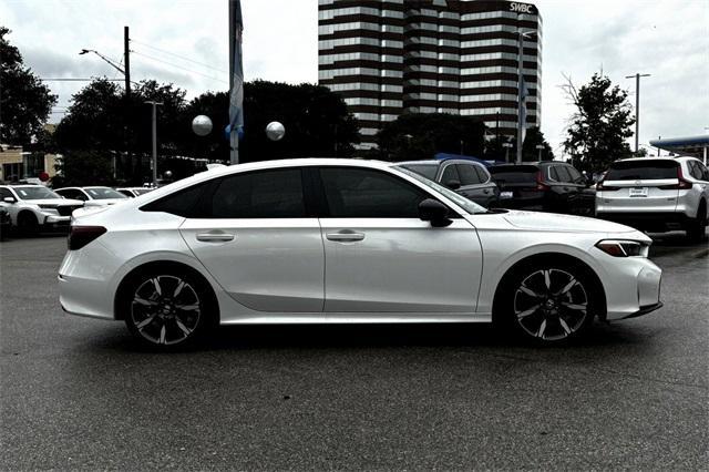 Photo of 2025 Platinum White Pearl Honda Civic Hybrid