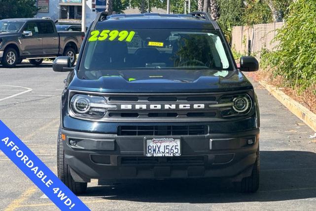Photo of 2021 Blue Ford Bronco Sport