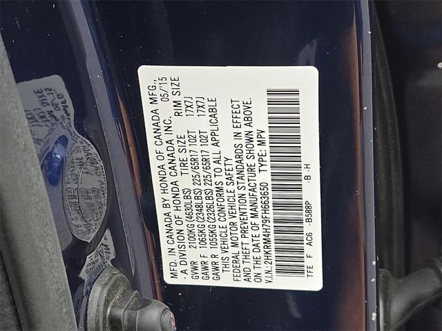 Photo of 2015 Blue Honda CR-V