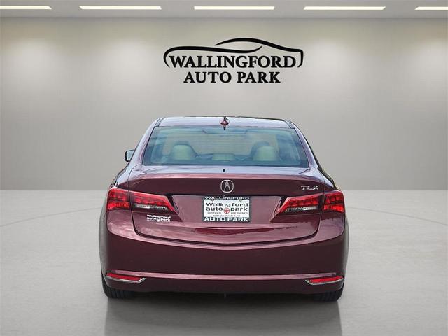 Photo of 2015 Burgundy Acura TLX
