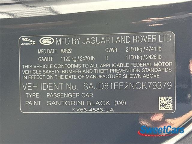 Photo of 2022 Santorini Black Jaguar F-TYPE