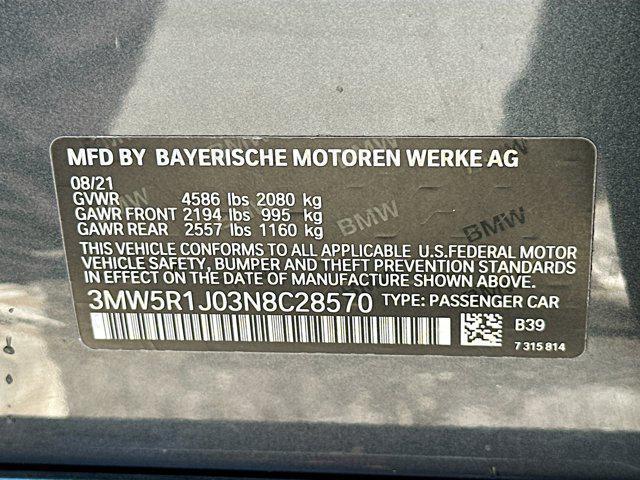 Photo of 2022 Mineral Grey Metallic BMW 330