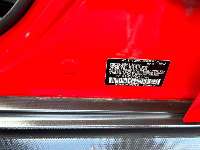 Photo of 2022 Ignition Red Subaru WRX