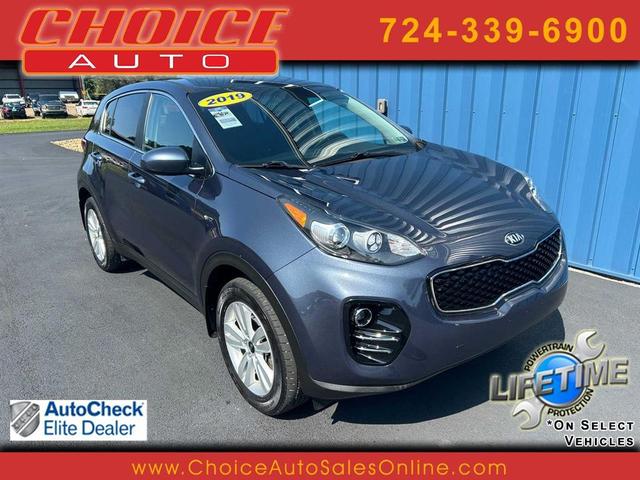Photo of 2019 Pacific Blue Kia Sportage