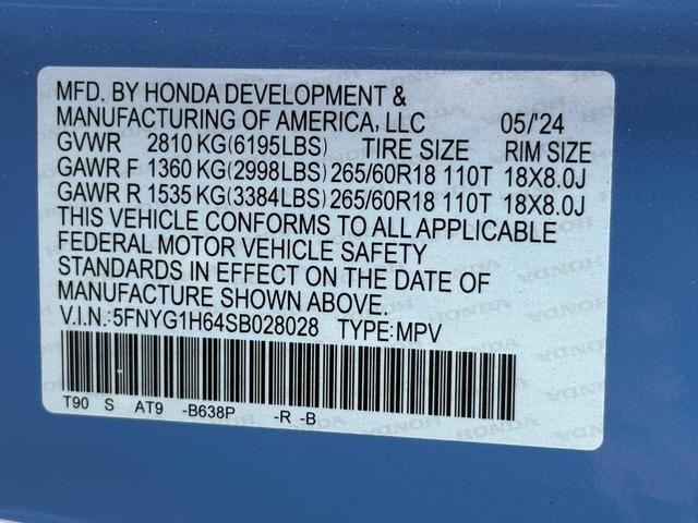 Photo of 2025 Sky Honda Pilot