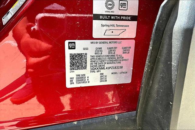 Photo of 2023 Volcanic Red GMC Acadia