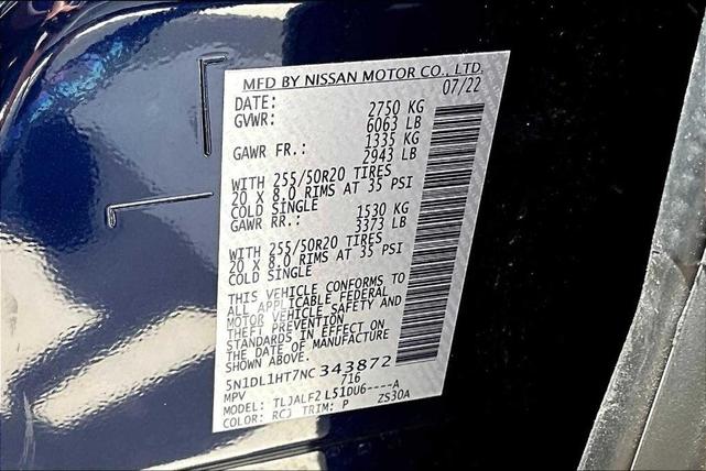 Photo of 2022 Grand Blue INFINITI QX60